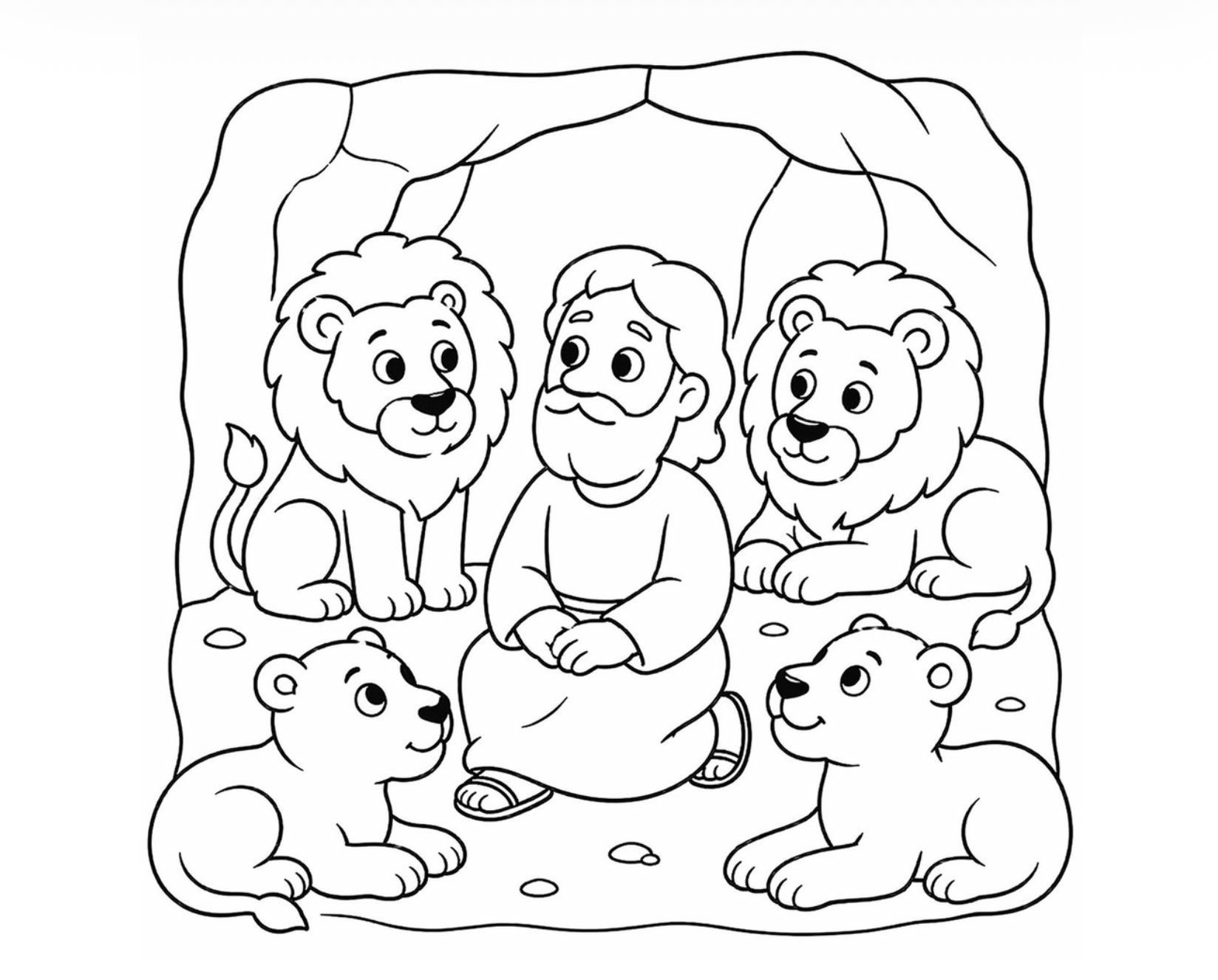 Daniel na cova dos leões